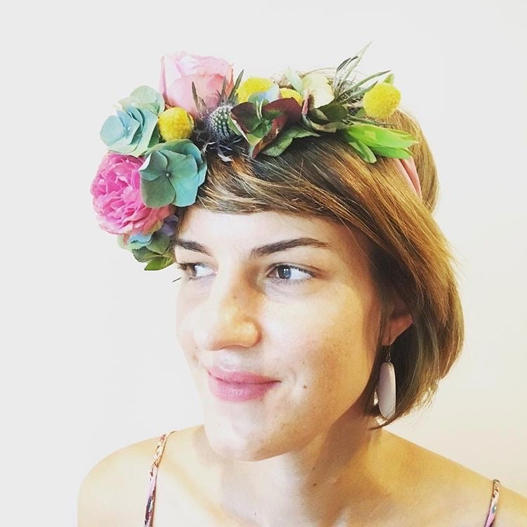 Melbourne Cup Day 2018 Darwin flower crown maria okwa