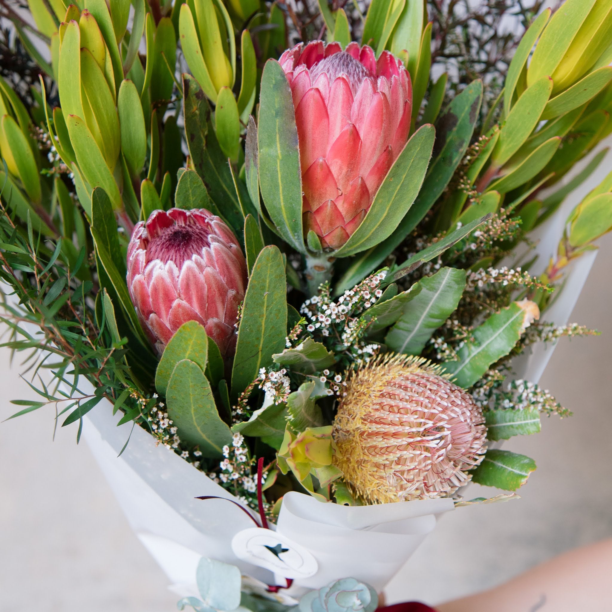 Beija Flor Larrakia Classic Gift Wrap Bouquet Centre View