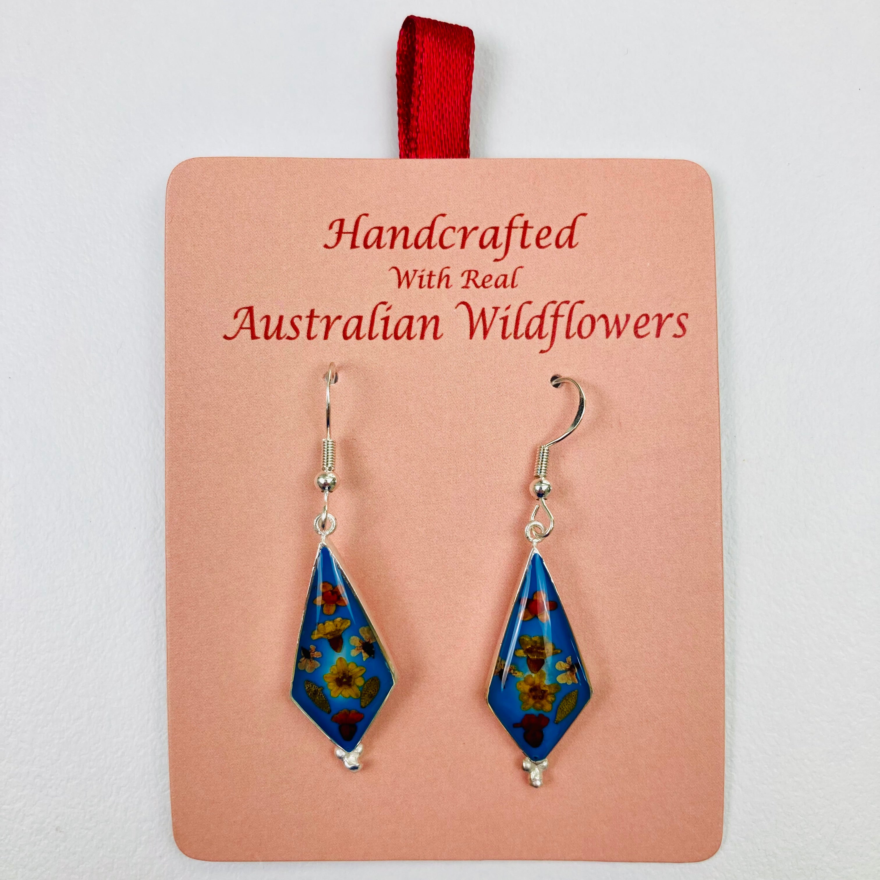 Wildflower Earrings Blue Kite