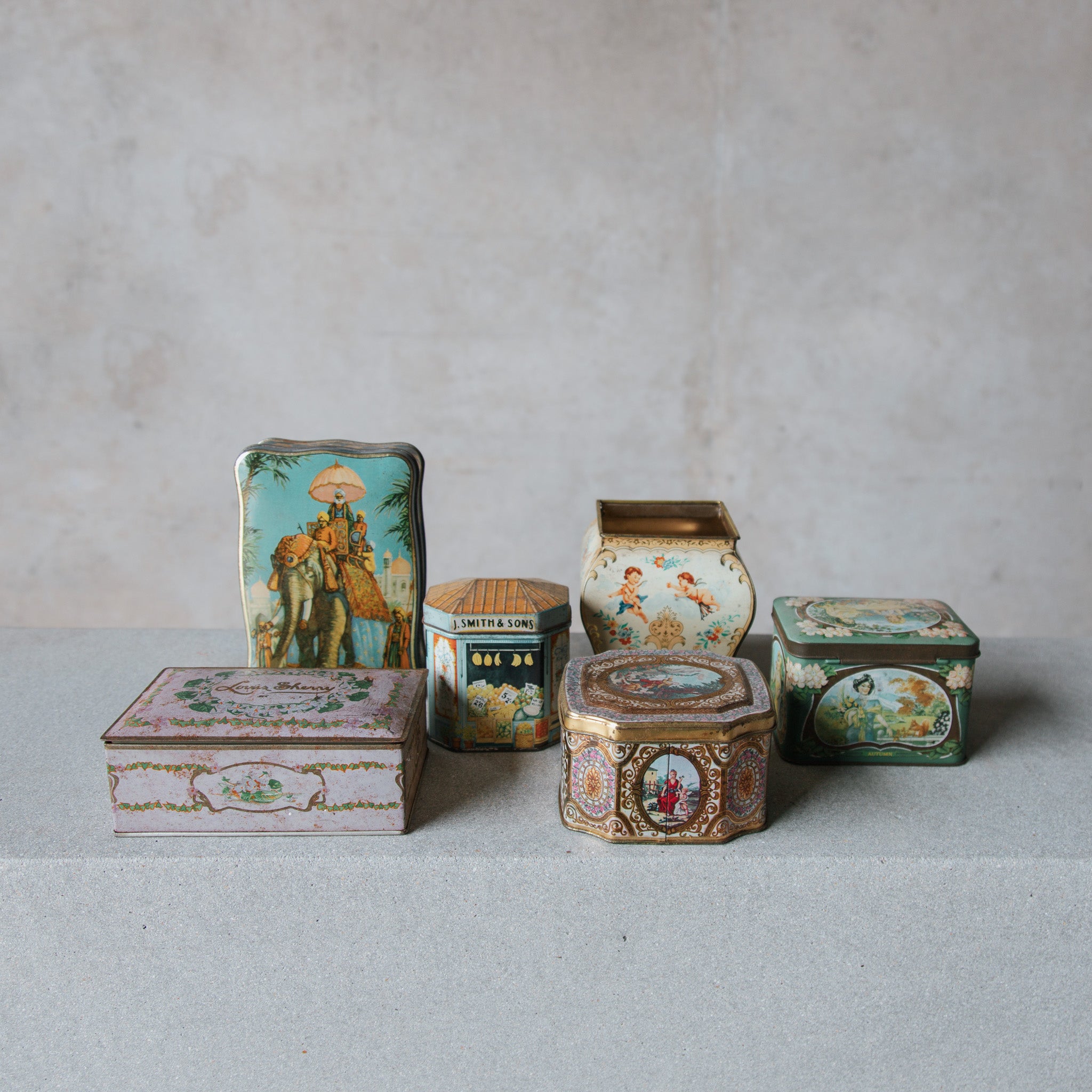 Beija Flor - Darwin wedding & event hire - Vintage Tins Collection One