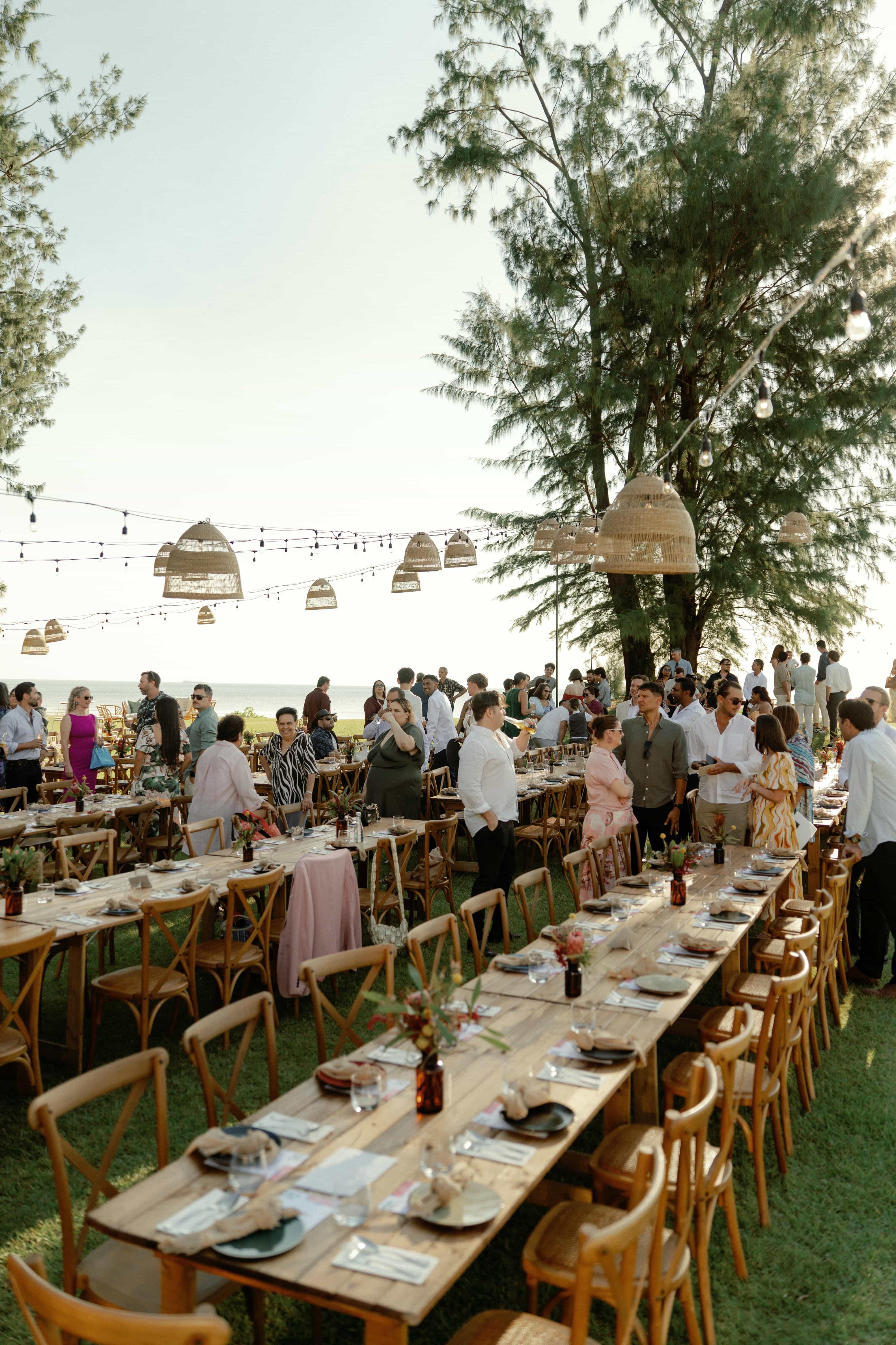 beija flor real wedding khia and jonathan guests gathering at reception