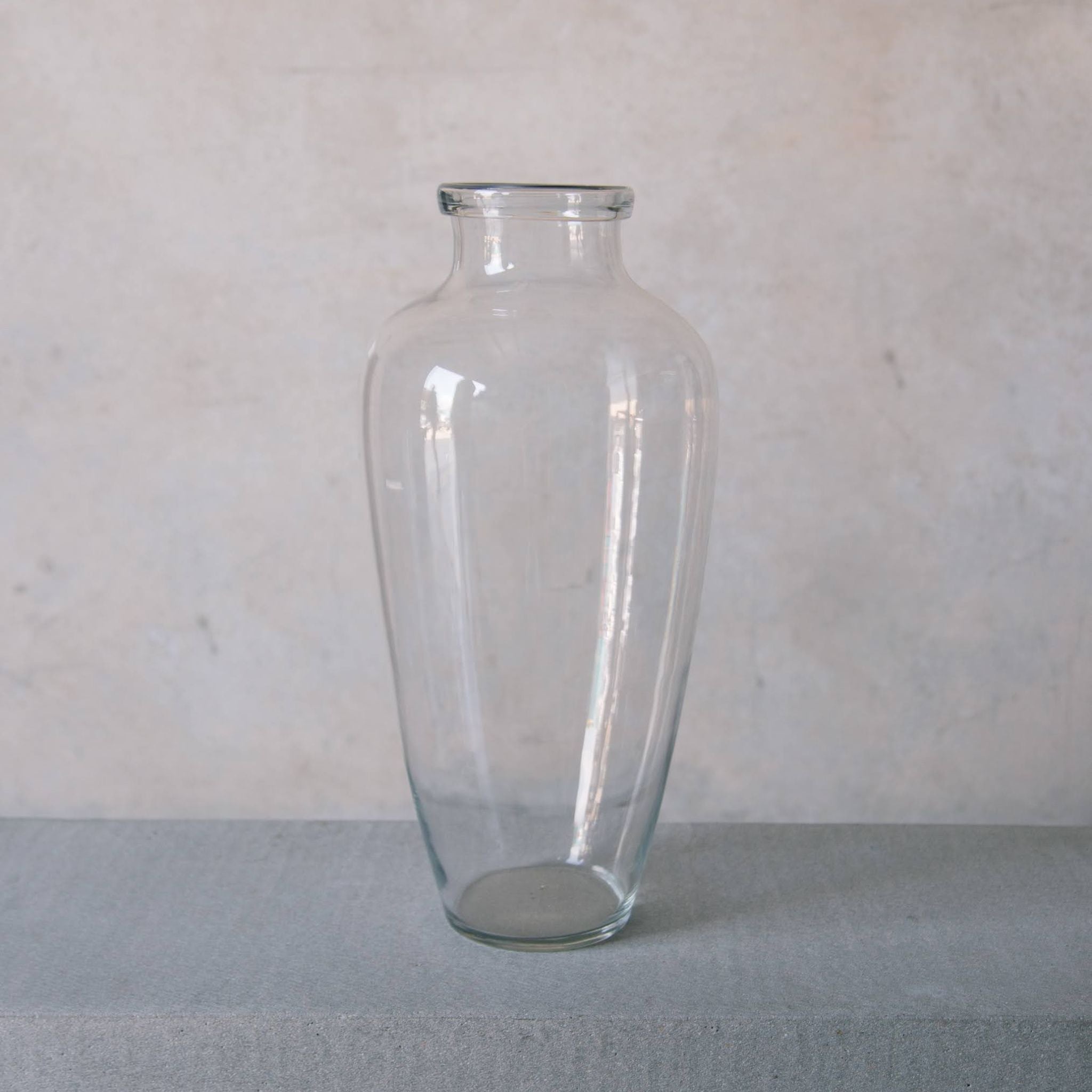 Casa Vase Clear - Wedding & Event Hire - Large Clear Vase