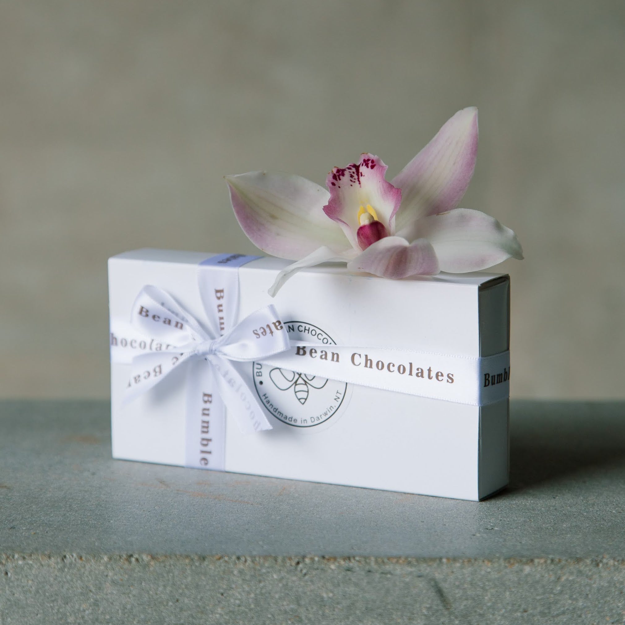 Box of 8 chocolate truffles from Bumble Bean