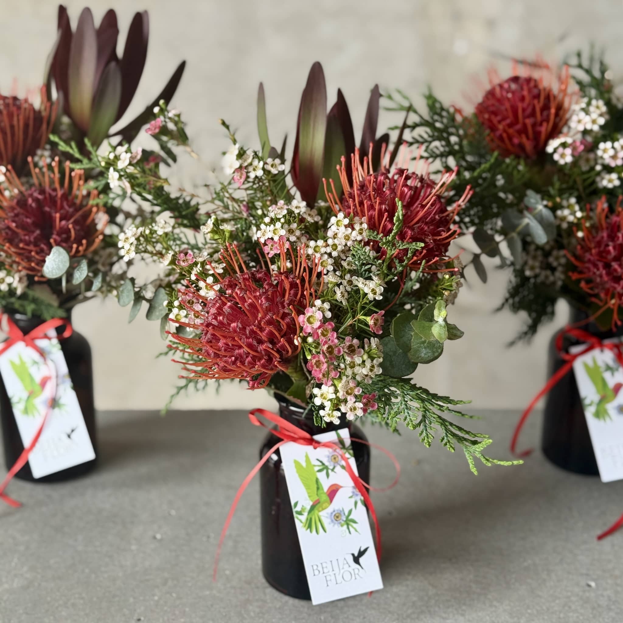 Christmas Flower Trio