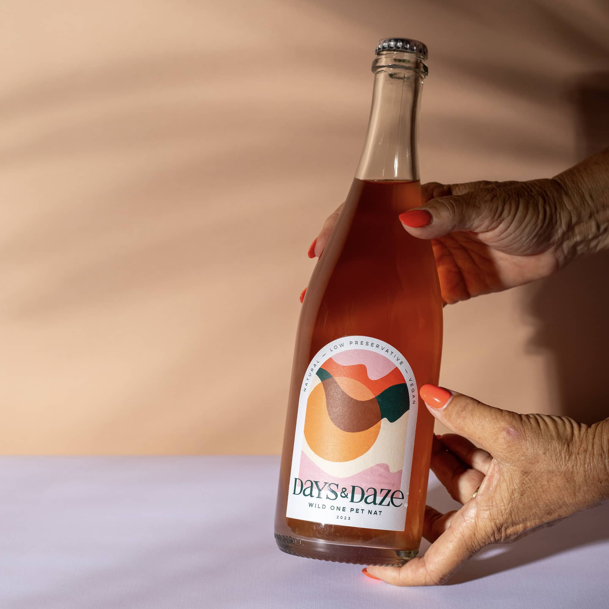 days and daze wild one pet nat 2022 bottle of wine