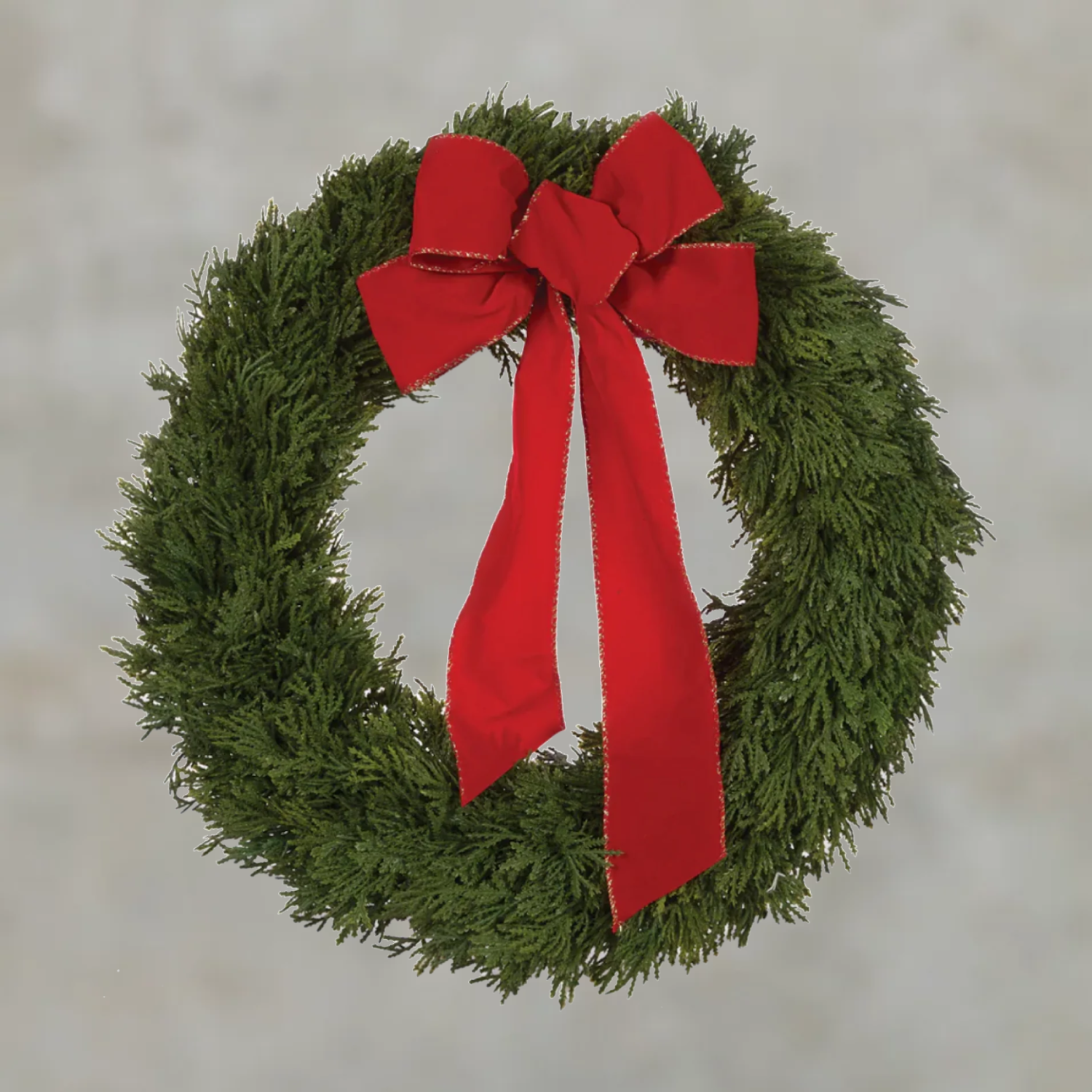Green Topiary Christmas Wreath