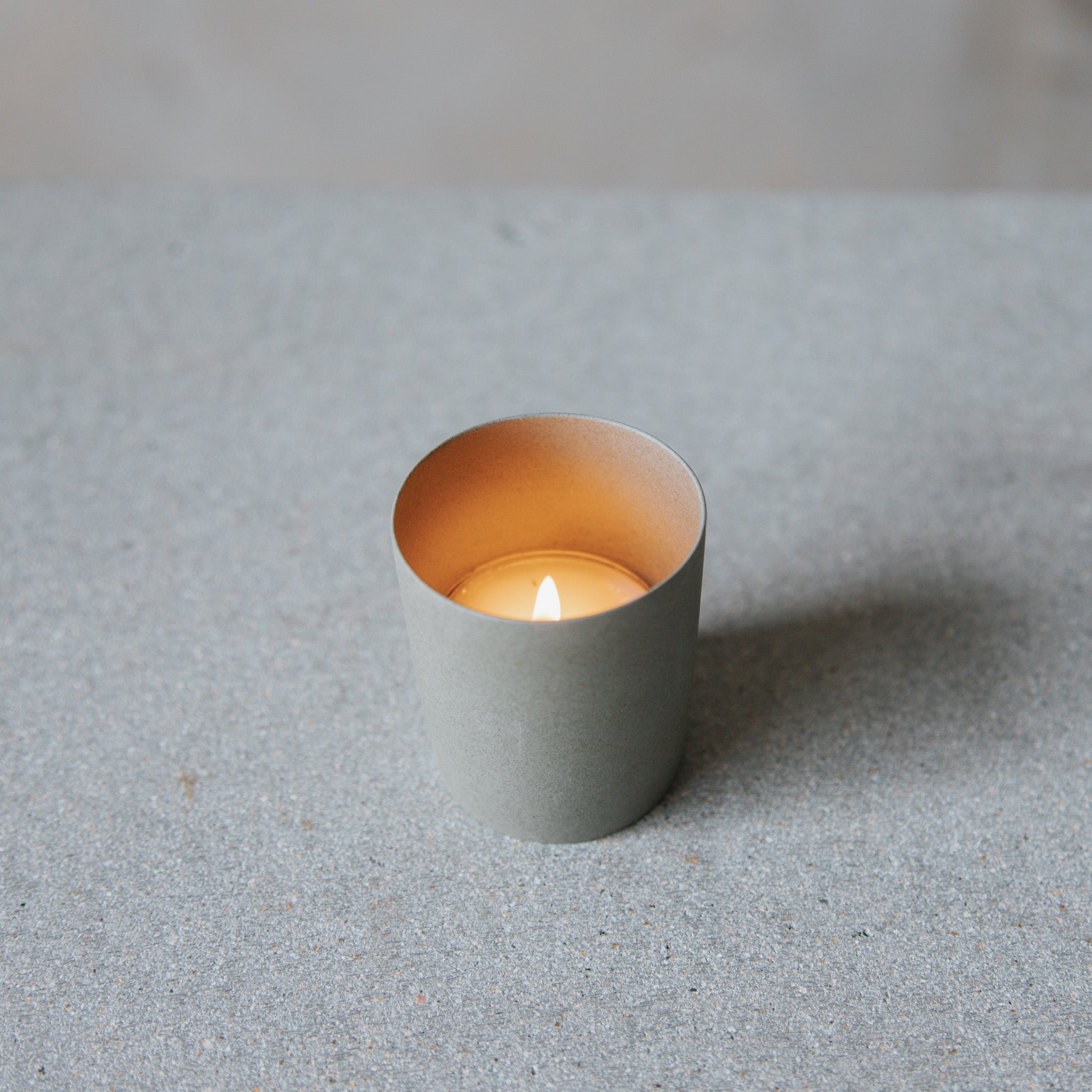 Grey Candle Votive