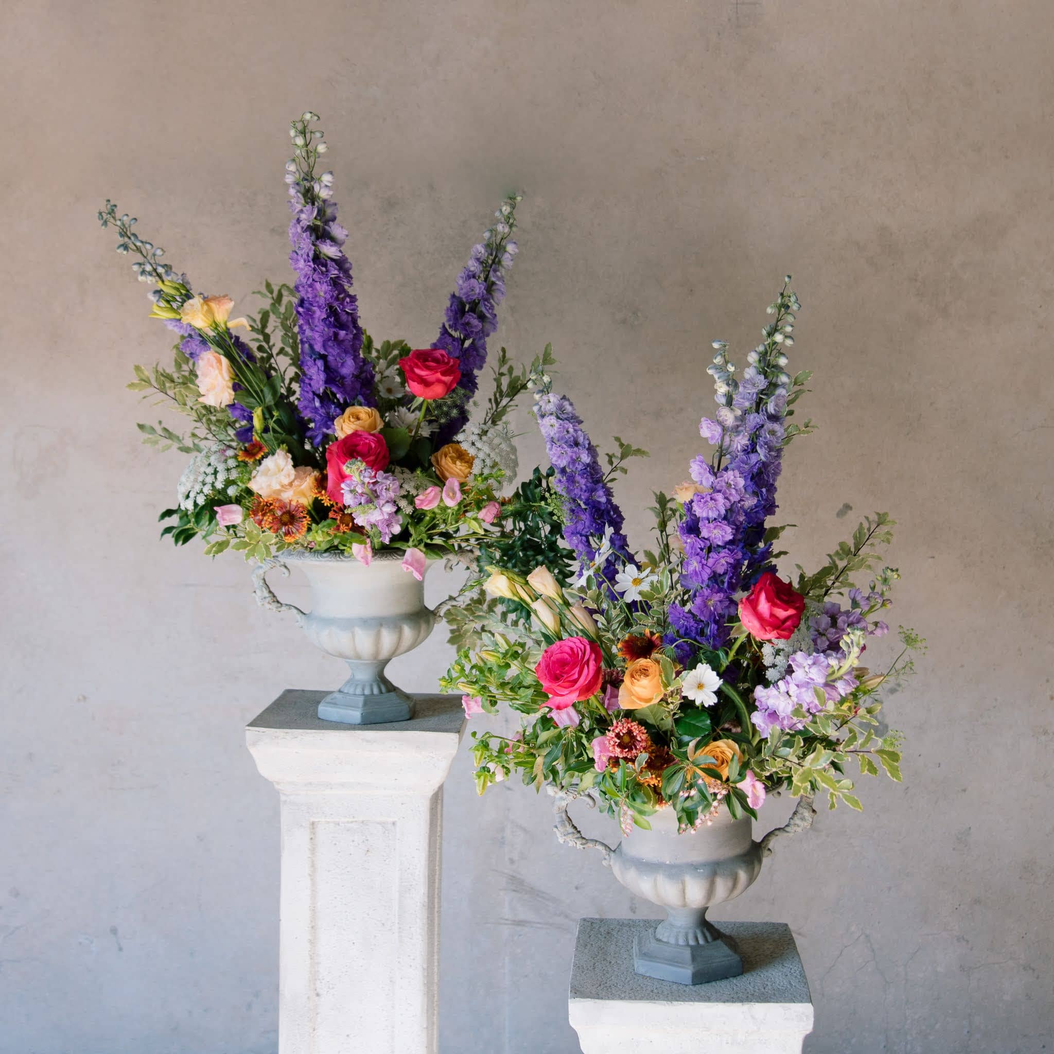 Grey Urn with Handles