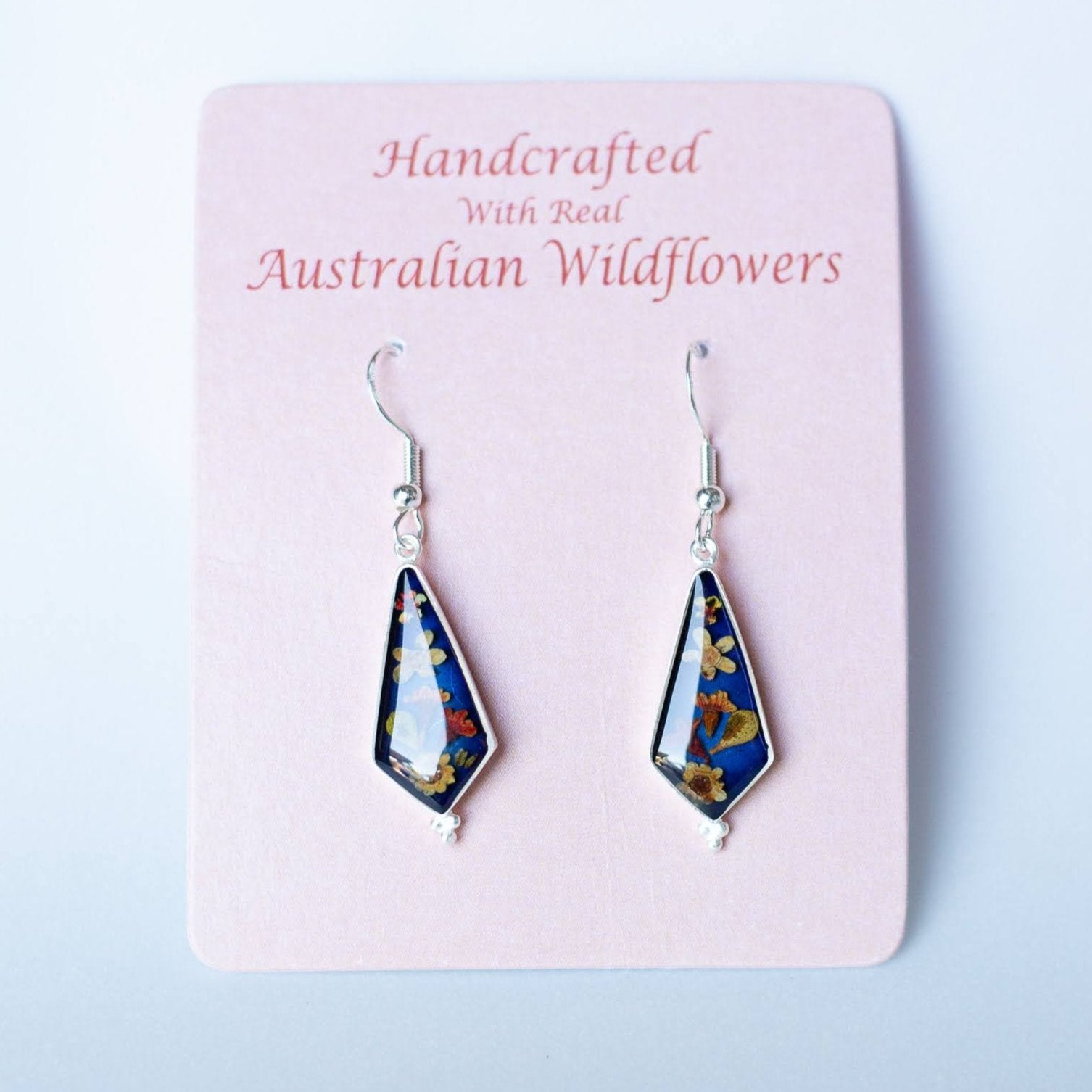 Wildflower Earrings Blue Kite