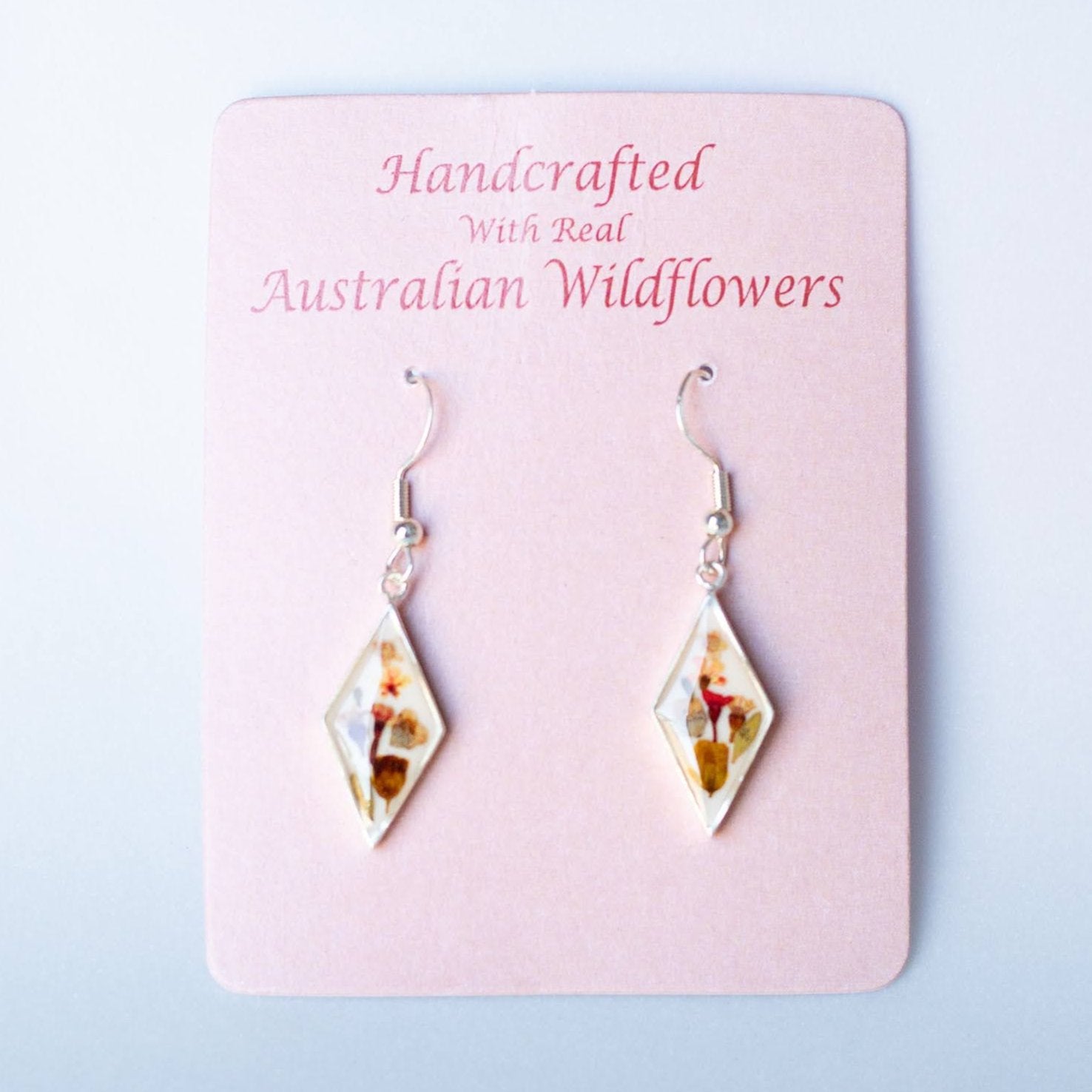 Wildflower Earrings White Diamond