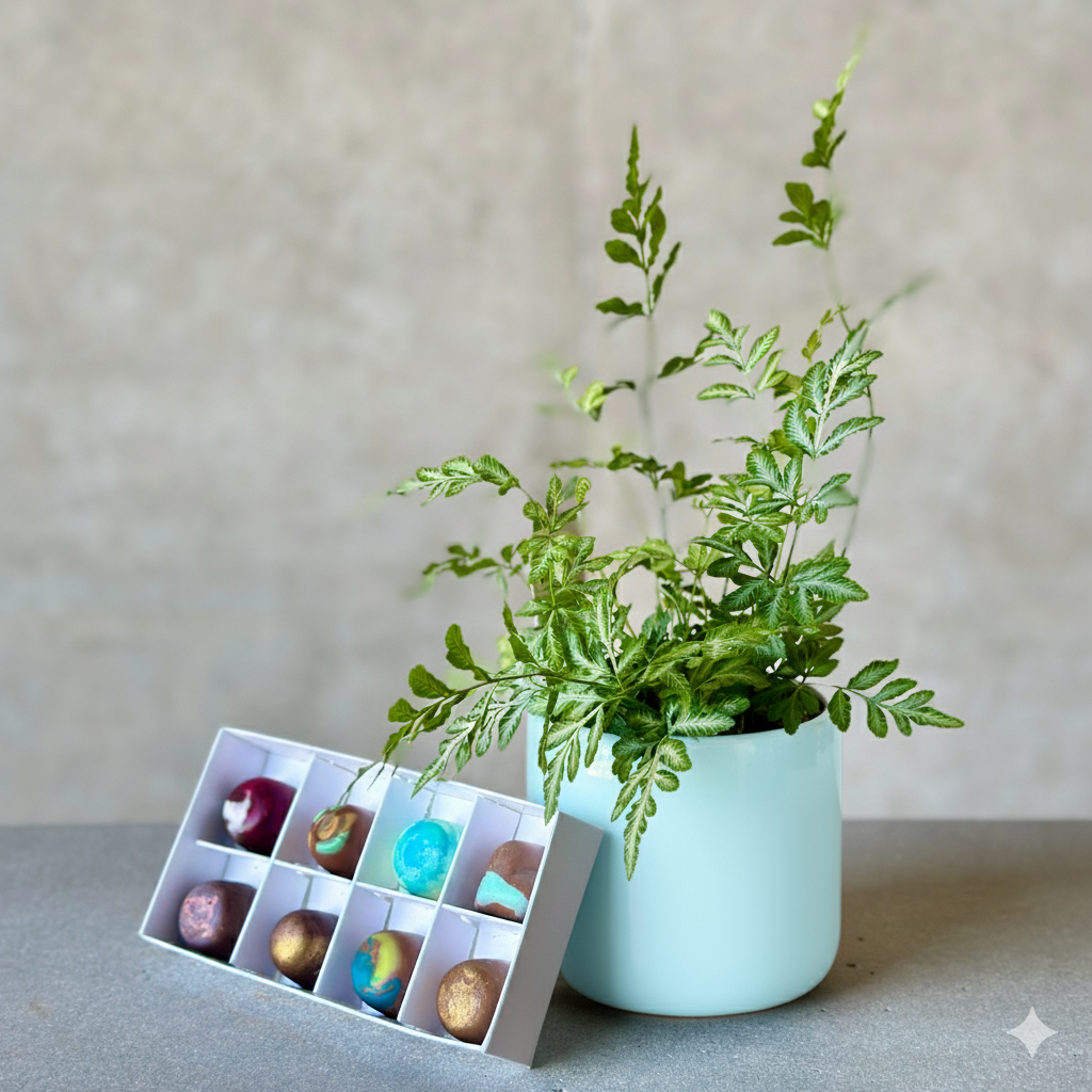 Sky Pot Plant + Chocs