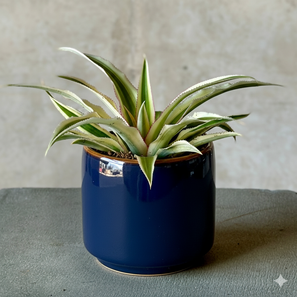 Navy Pot Plant + Chocs