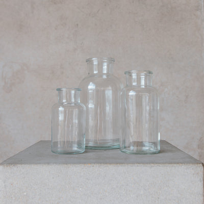 APOTHECARY BOTTLES - GLASS