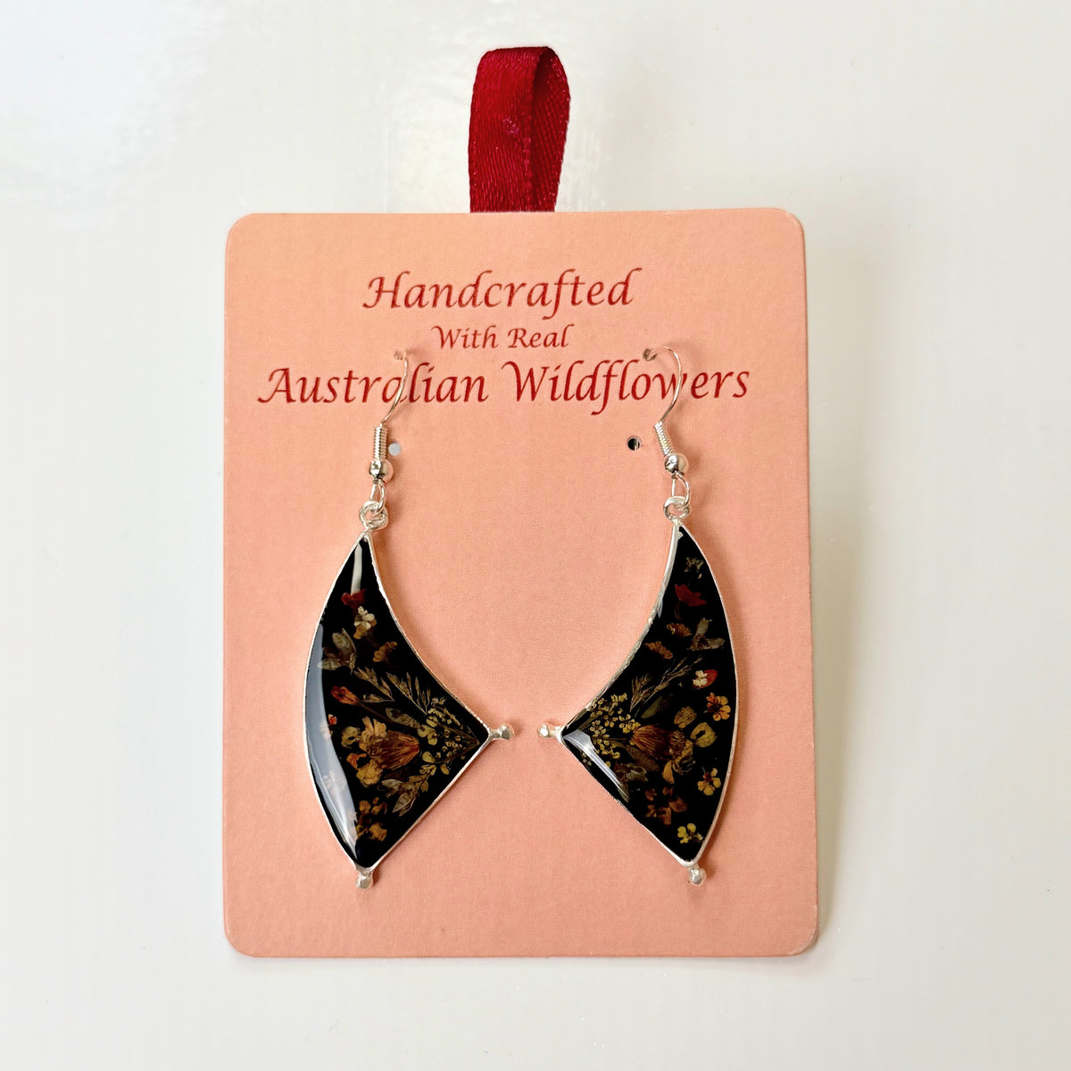 Wildflower Earrings Black Sail