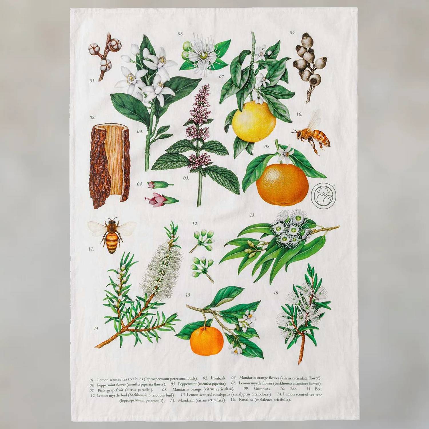 Koala Eco Botanica Tea Towel