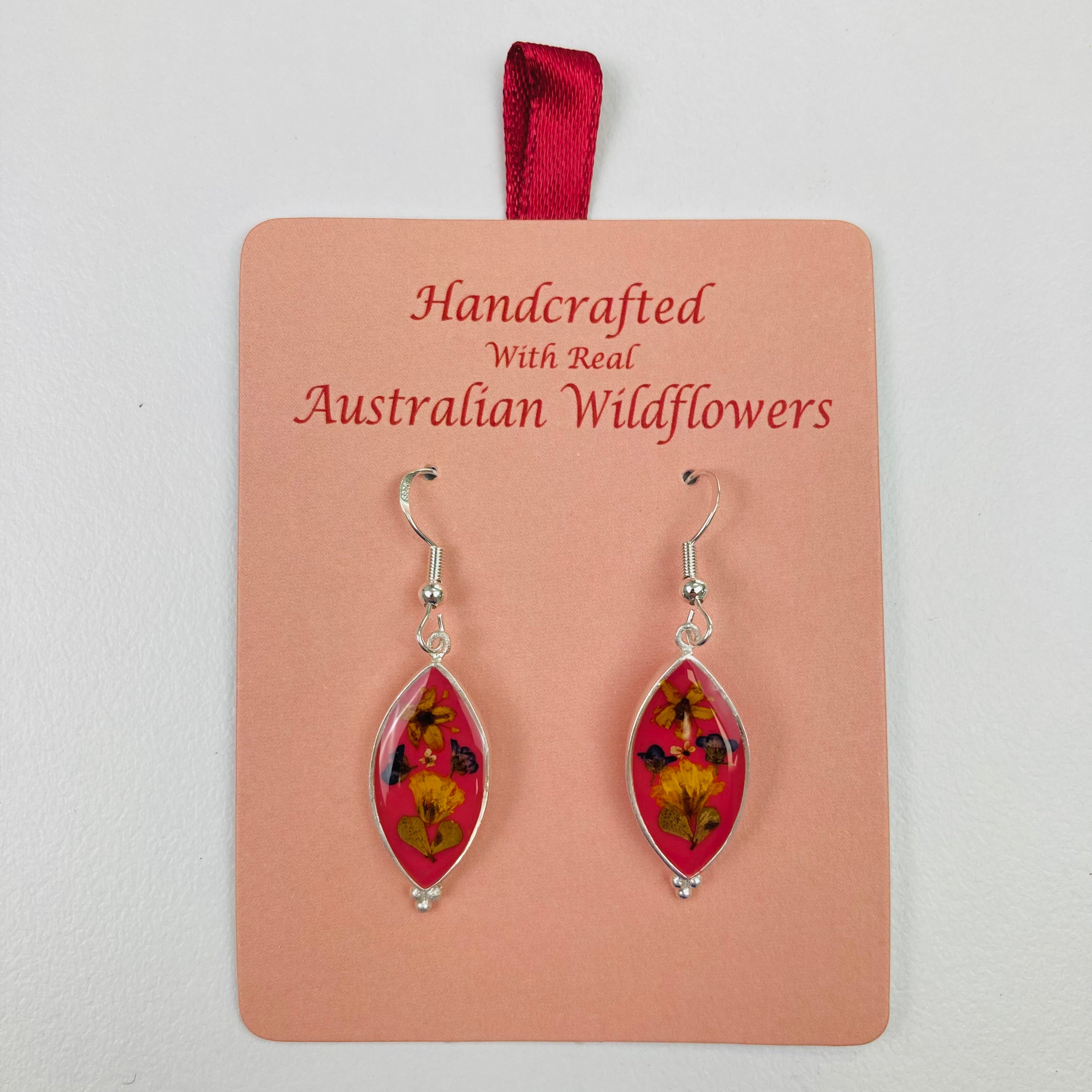 Wildflower Earrings Pink Almond