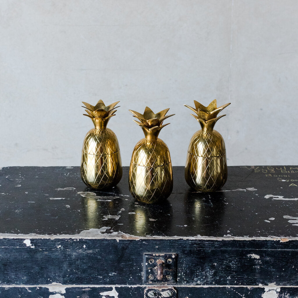 Brass Pineapples