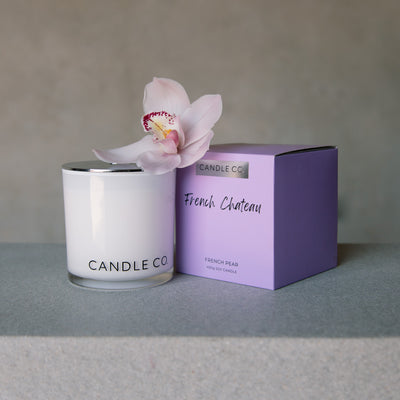 Candle Co French Chteau French Pear 400g Scented Candle Purple