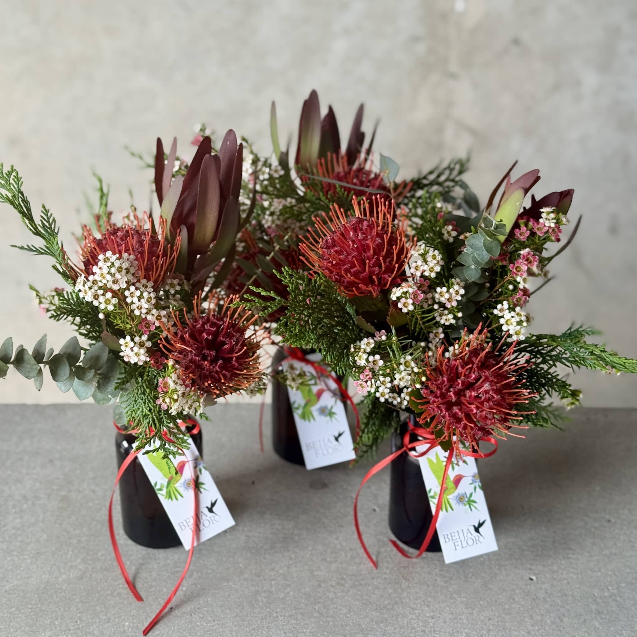 Christmas Flower Trio