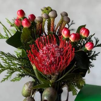 Christmas Gift Box Candle + Chocs