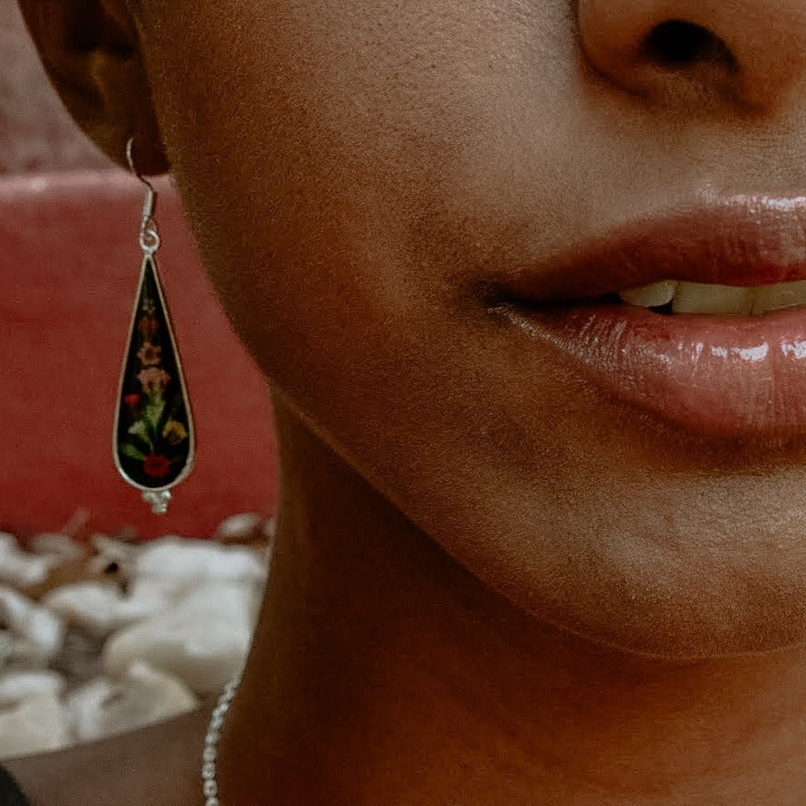 Wildflower Earrings Blue Kite