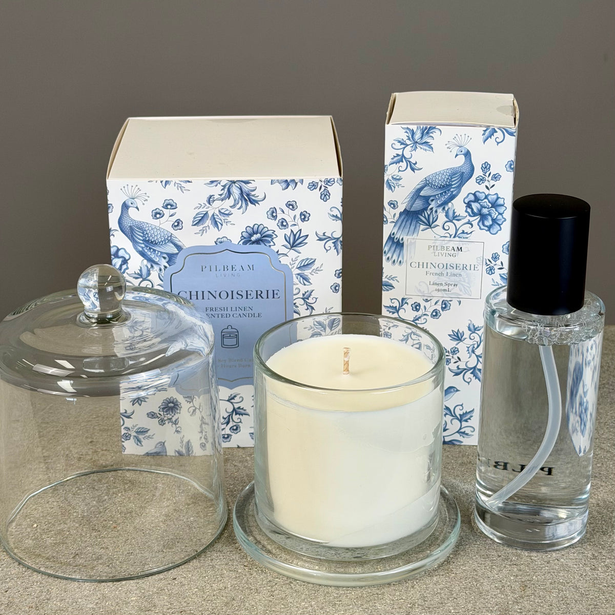 Pot Plant + Candle & Linen Spray