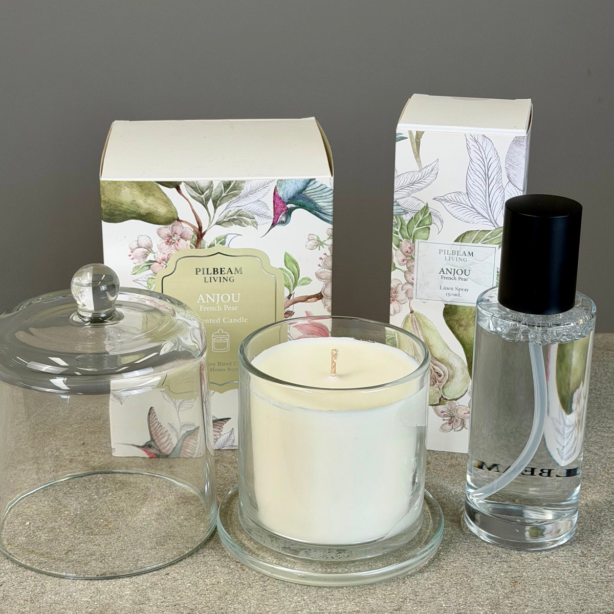 Pot Plant + Candle & Linen Spray