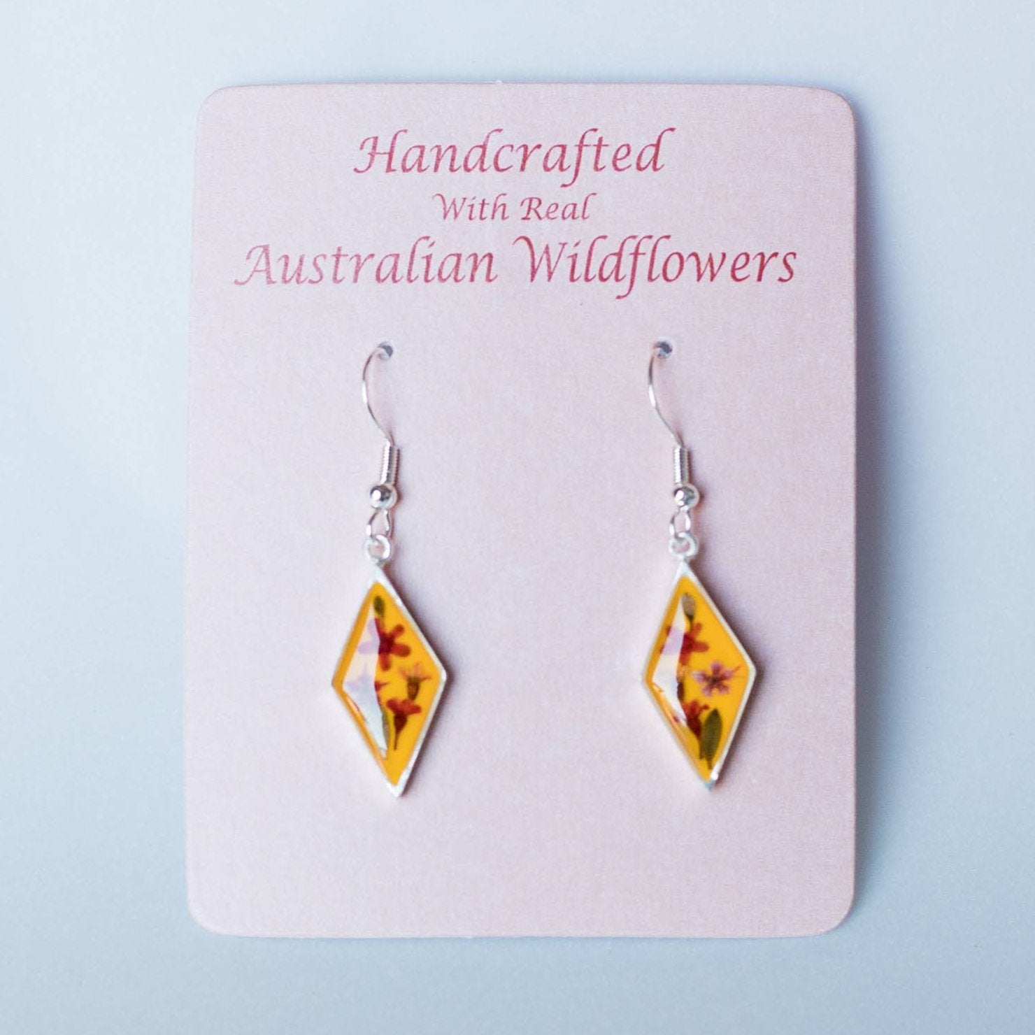 Wildflower Earrings Yellow Diamond