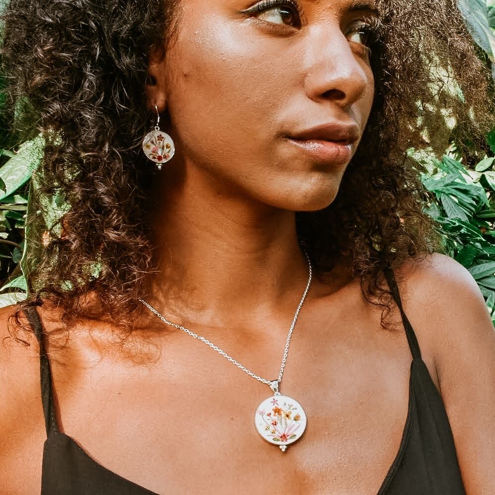 Wildflower Earrings Yellow Diamond