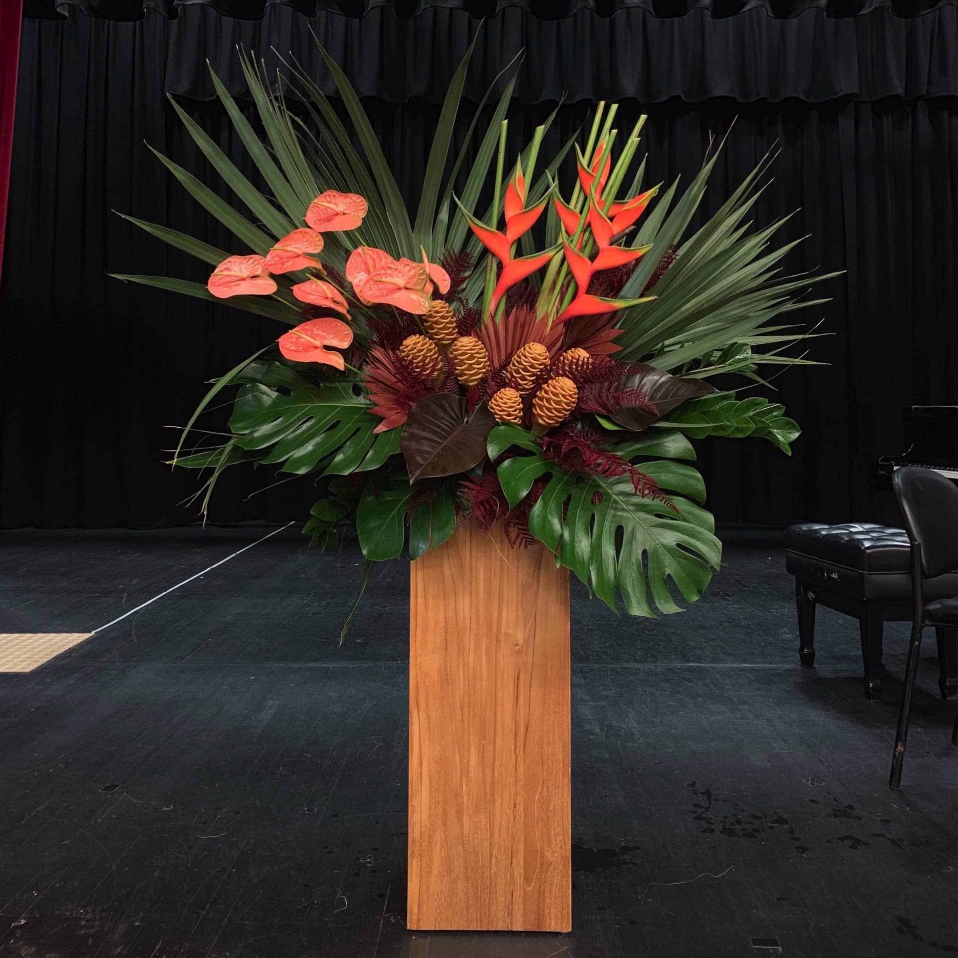 Tropical Floral display for a concert in Darwin - Beija Flor Florist Darwin